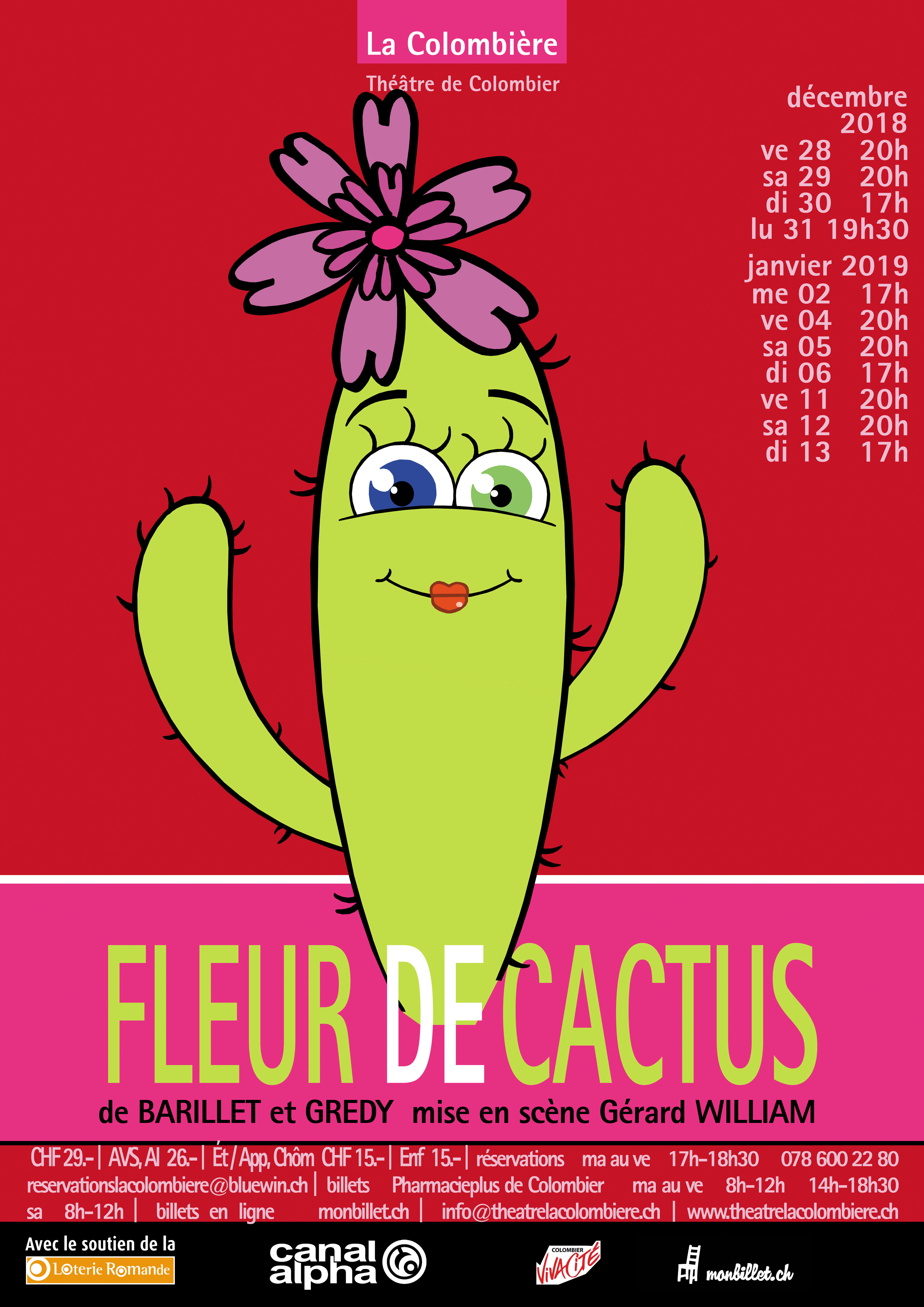 Affiche Fleur de Cactus